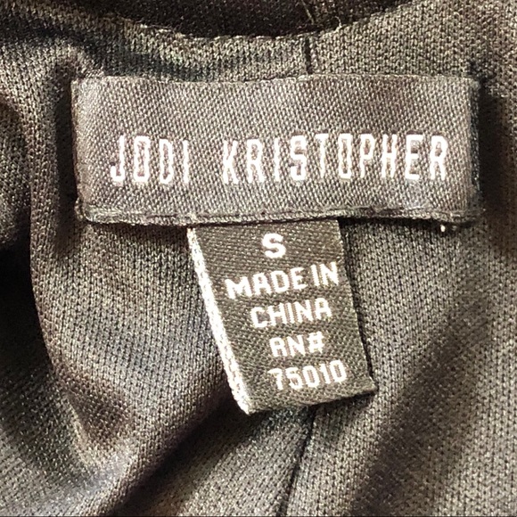 GS Jodi Kristopher Black & Gold Sequin Short Prom Dress Sexy Black Dress’s Small - Picture 8 of 9